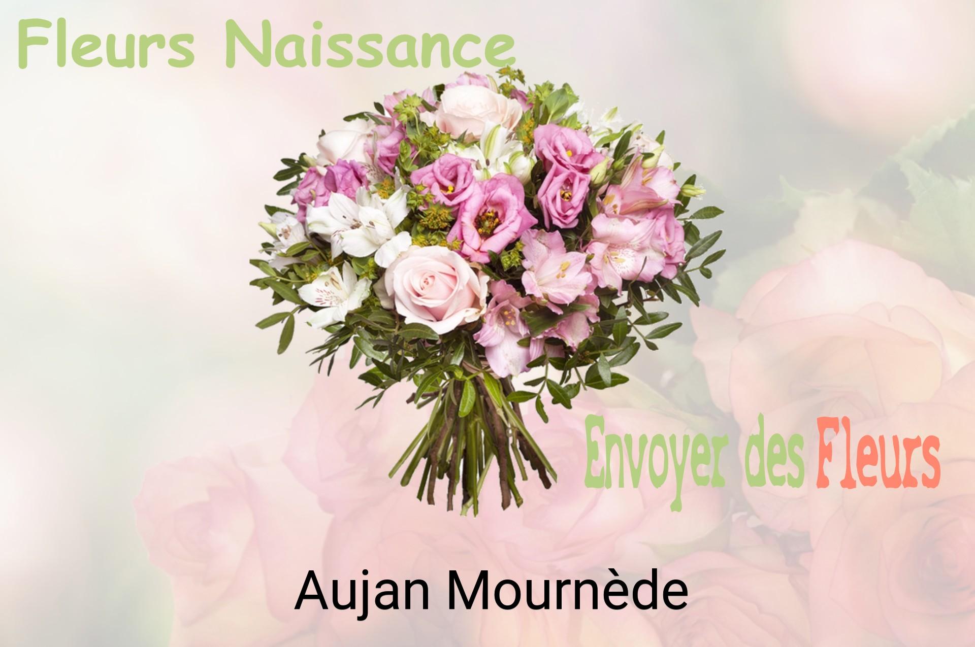 Bouquet de fleurs de naissance livré à Aujan-Mournède